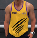 FINAL SALE - NEW CUSTOMIZED NBA09 LLA LOS ANGELES LAKERS UNISEX TANK TOP