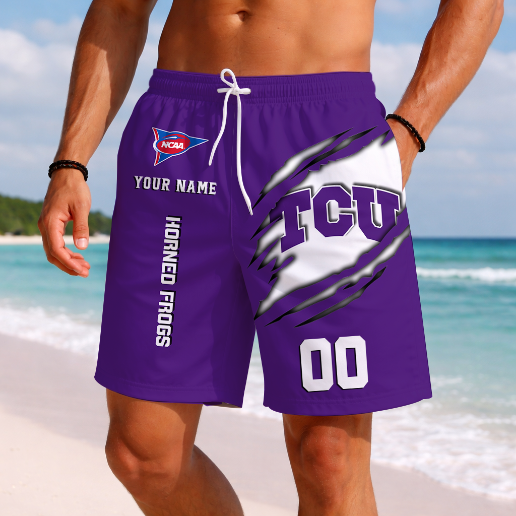 LIMITED DROP NCAA FBS09 THF TC HORNED FROGS SHORT PANTS