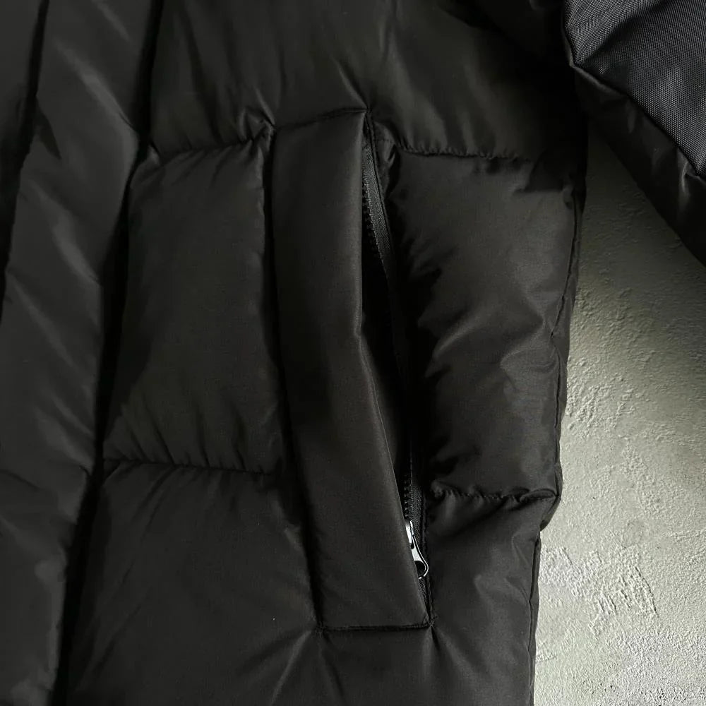 Trapstar Irongate Arch Puffer Jacket - Black/Black Ironleague