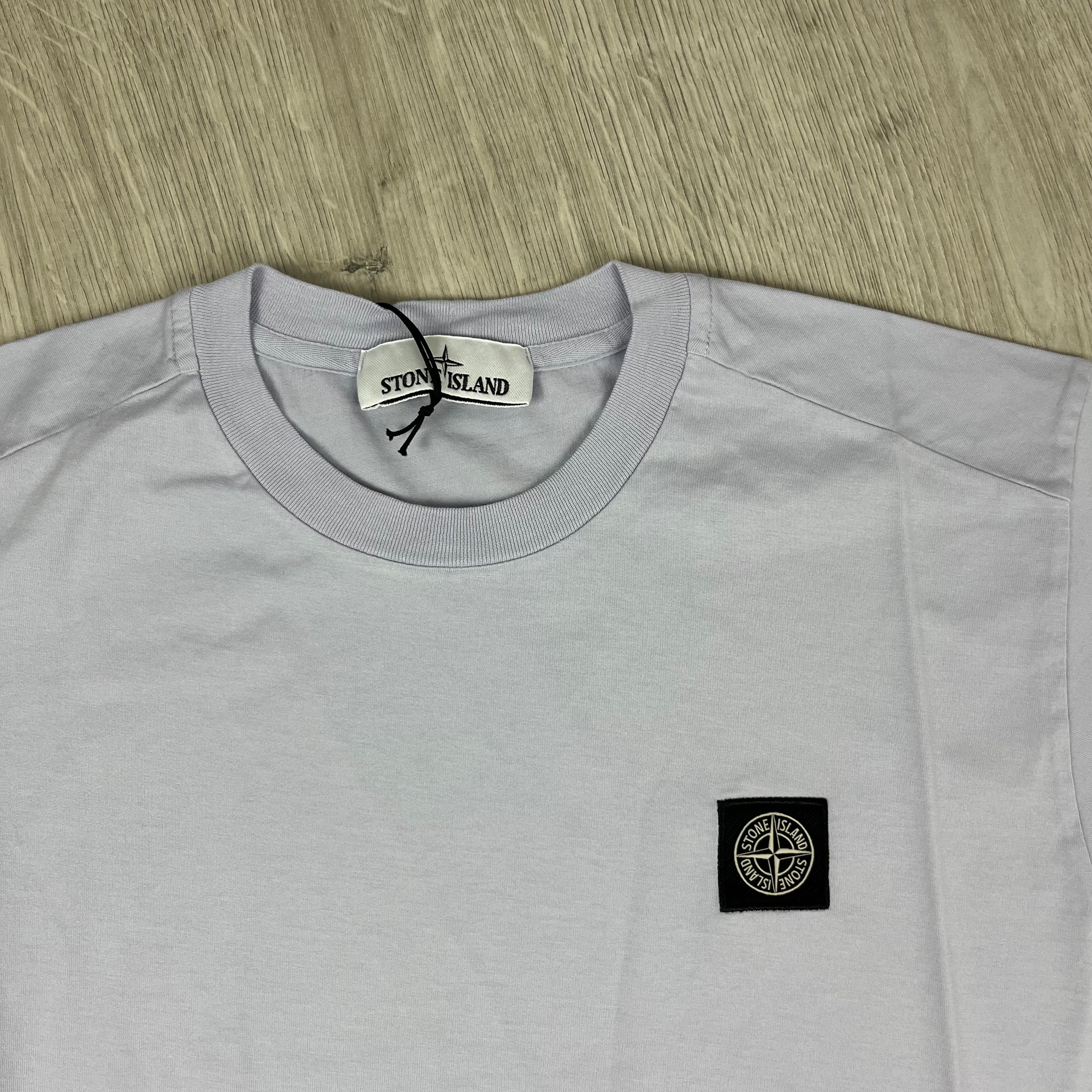 Stone Island Patch T-Shirt - Lilac Ironleague
