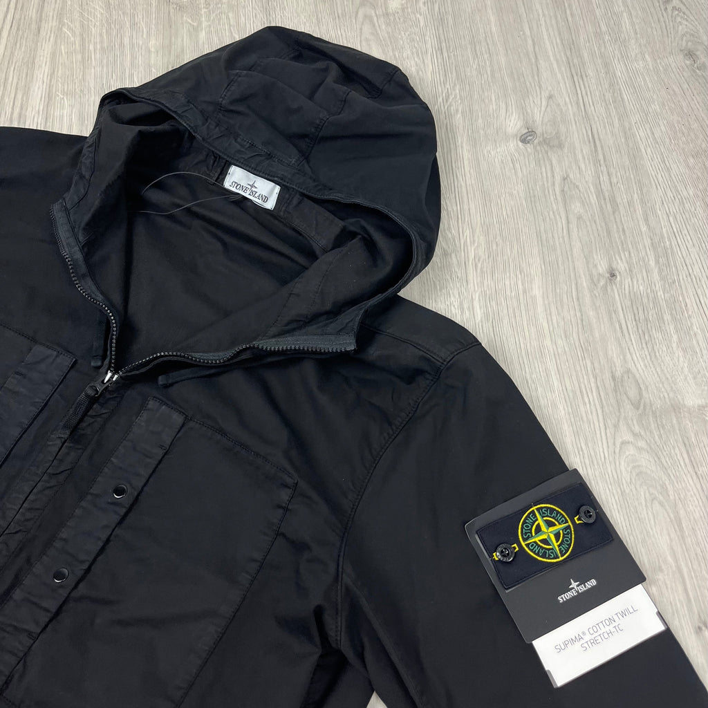 Stone Island Supima Jacket - Black Ironleague