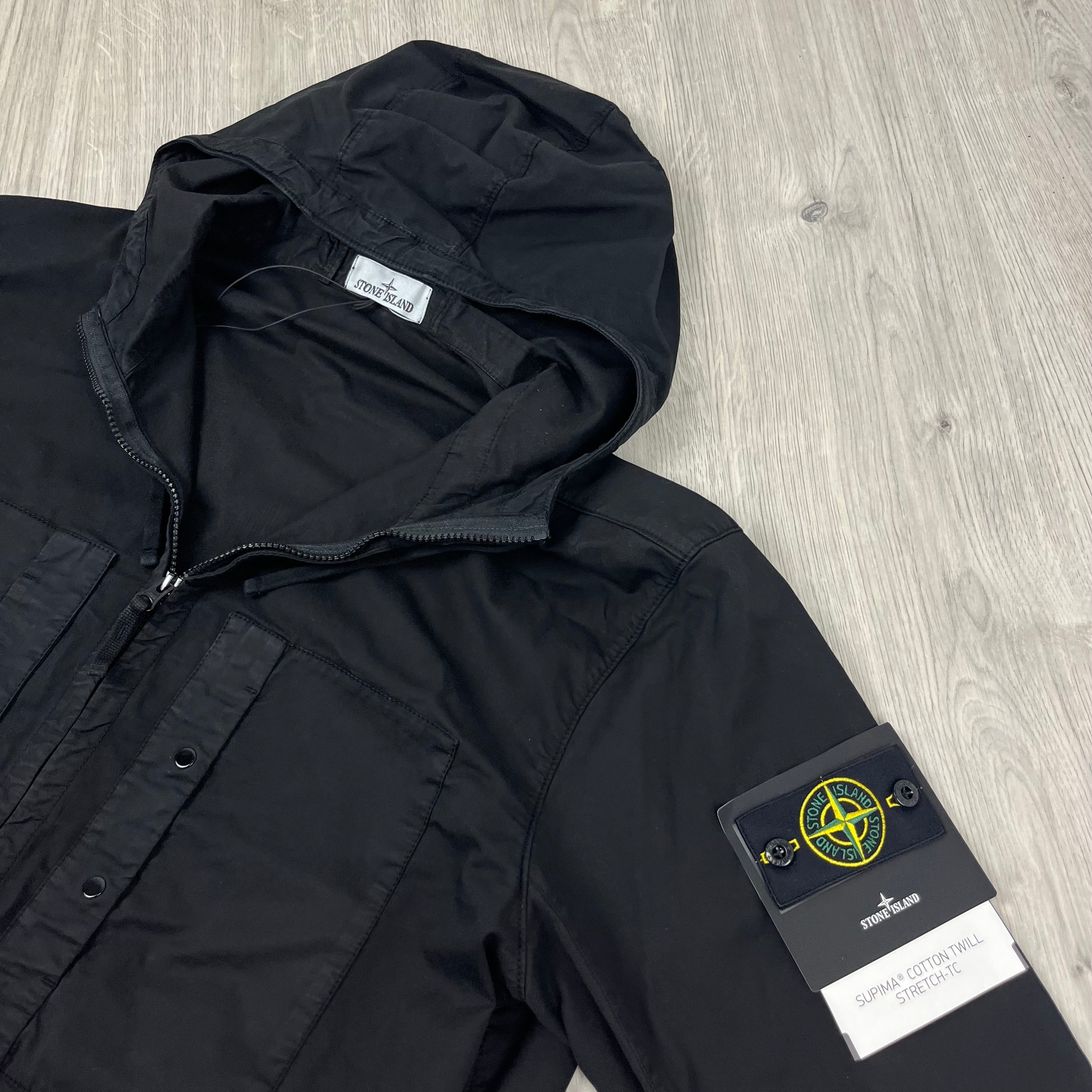 Stone Island Supima Jacket - Black Ironleague
