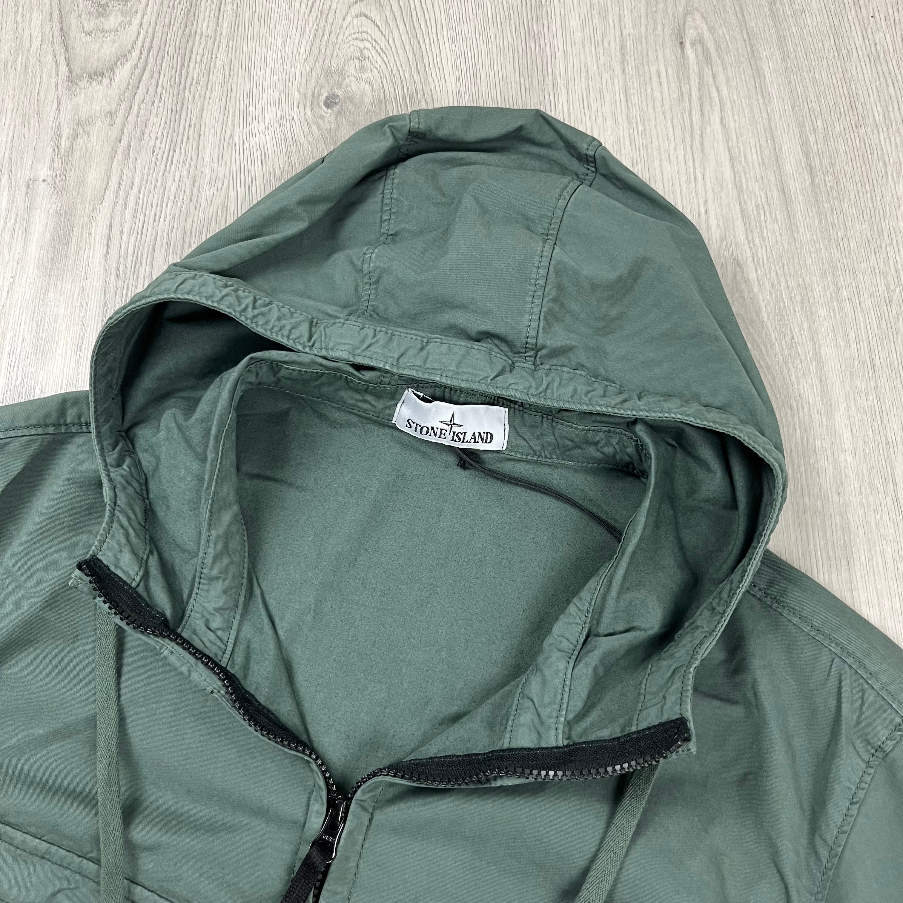 Stone Island Hooded Overshirt - Musk Ironleague