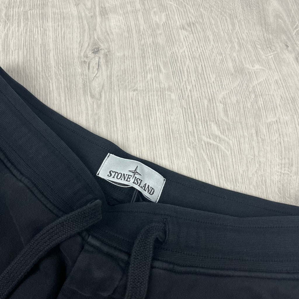 Stone Island Jersey Shorts - Black Ironleague
