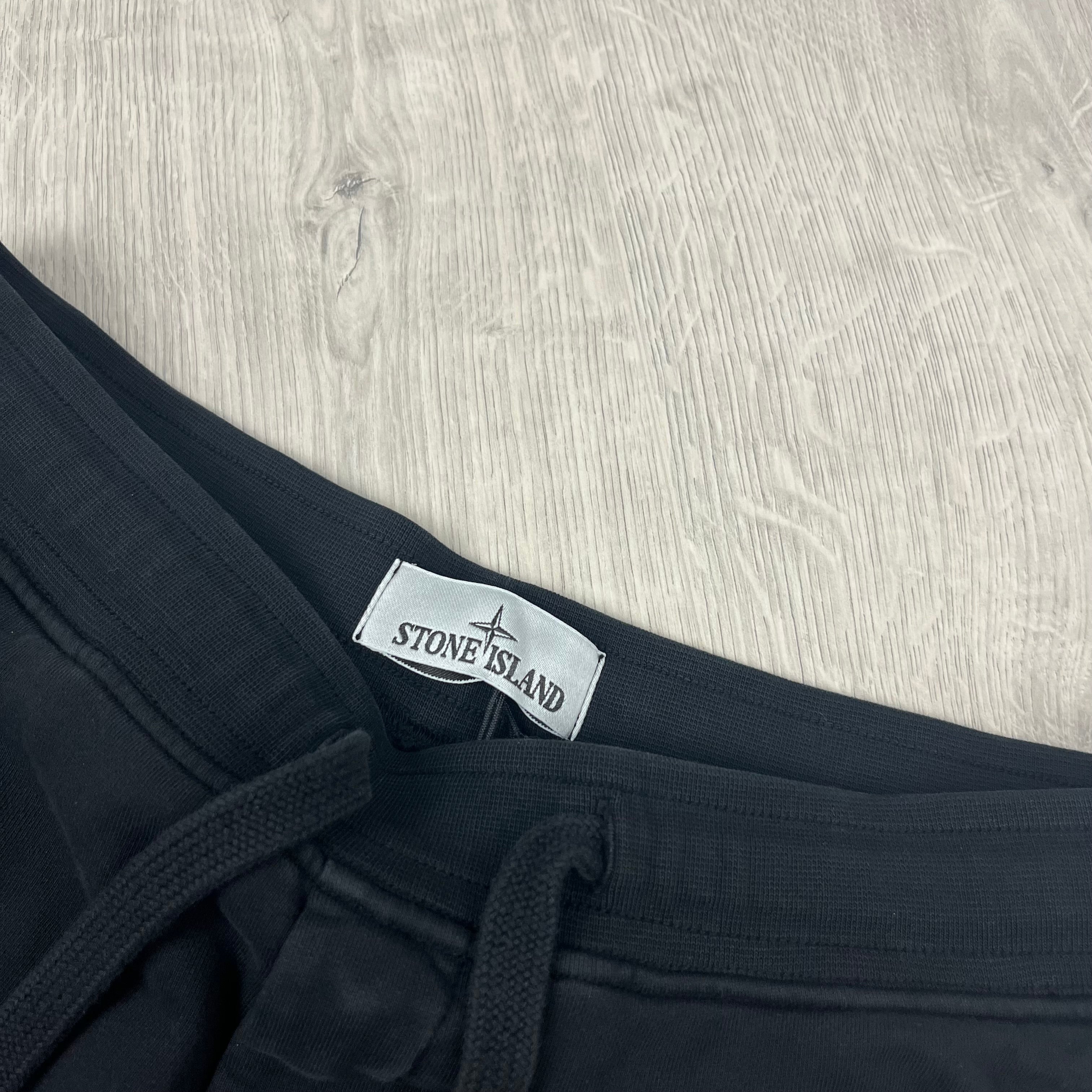 Stone Island Jersey Shorts - Black Ironleague