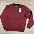 CP Company Diagonal Raised Fleece Lens Sweatshirt in Sable - Brown Ironleague