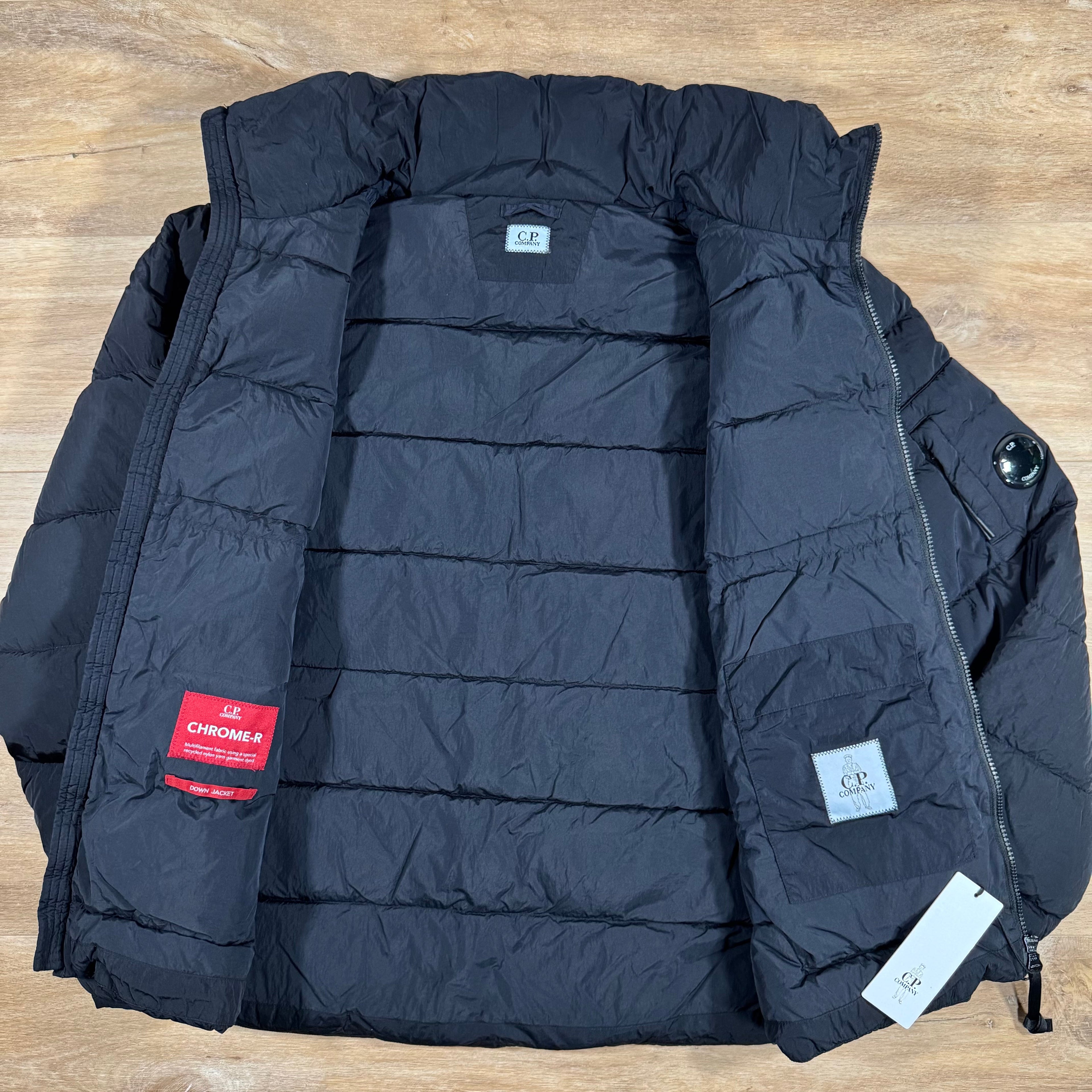 CP Company Chrome-R Down Lens Jacket in Navy Ironleague