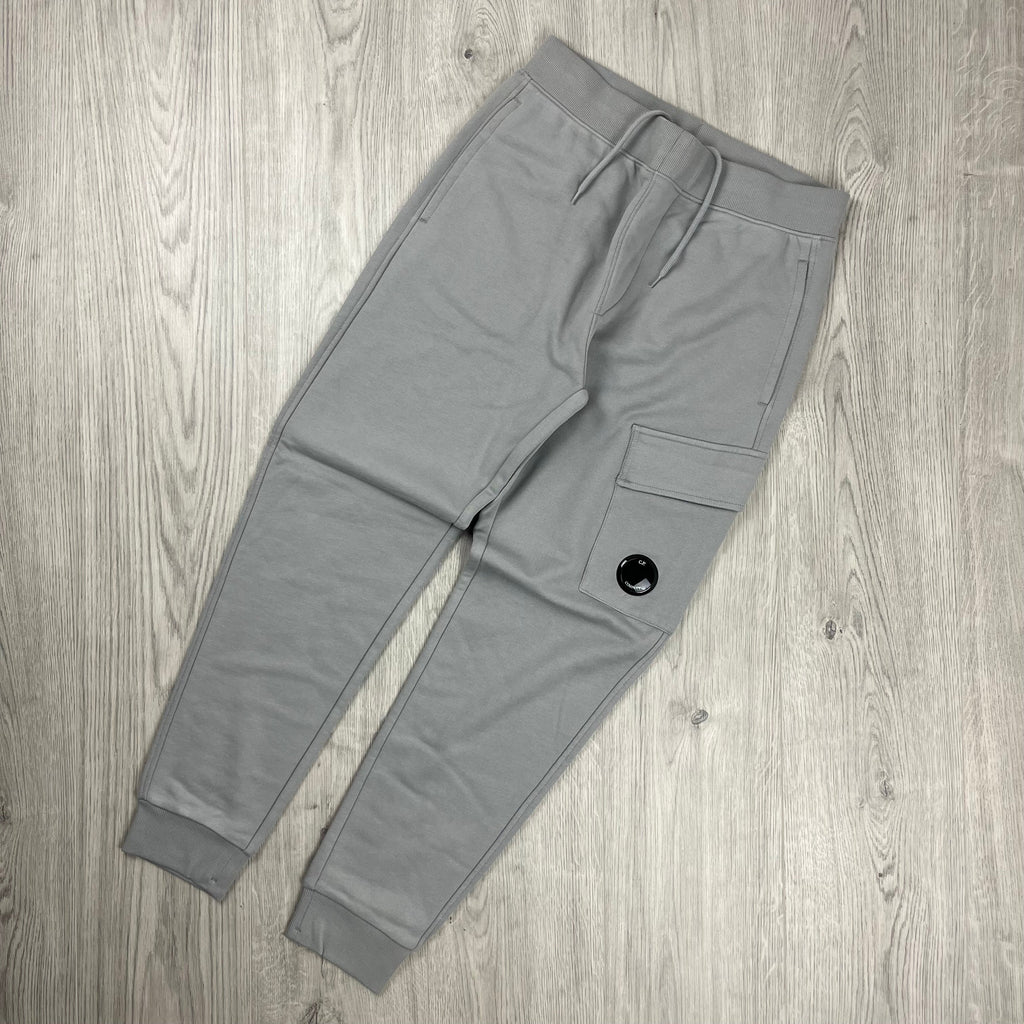 CP Company Raised Fleece Sweatpants - Drizzle Ironleague