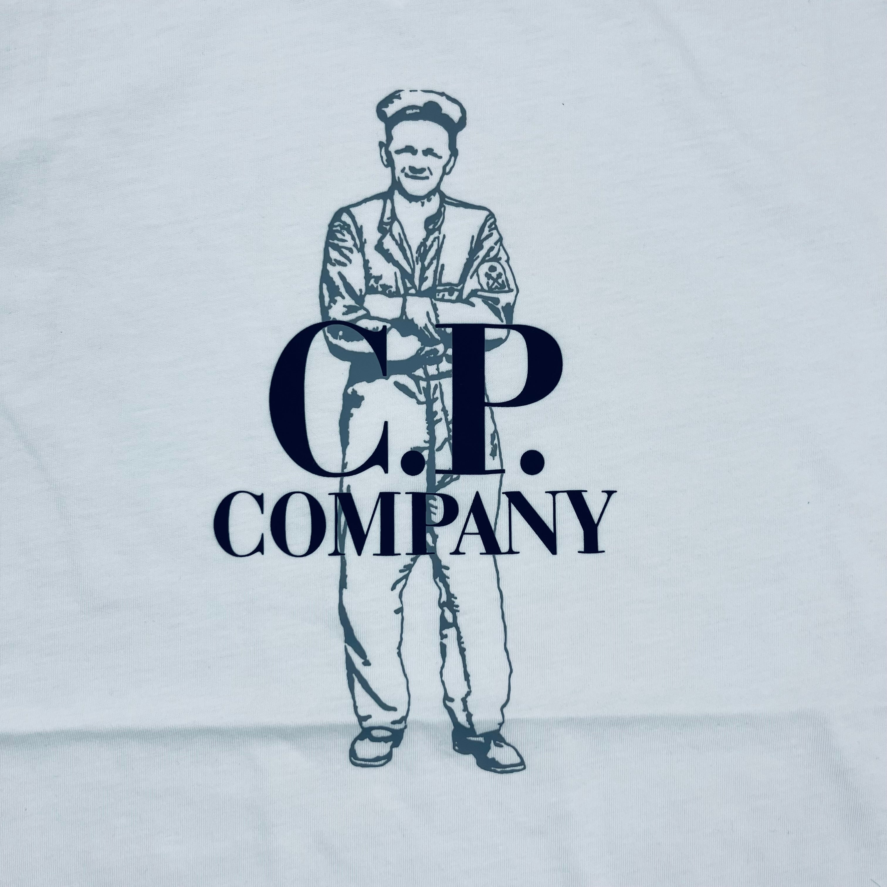 CP Company Sailor T-Shirt - White Ironleague
