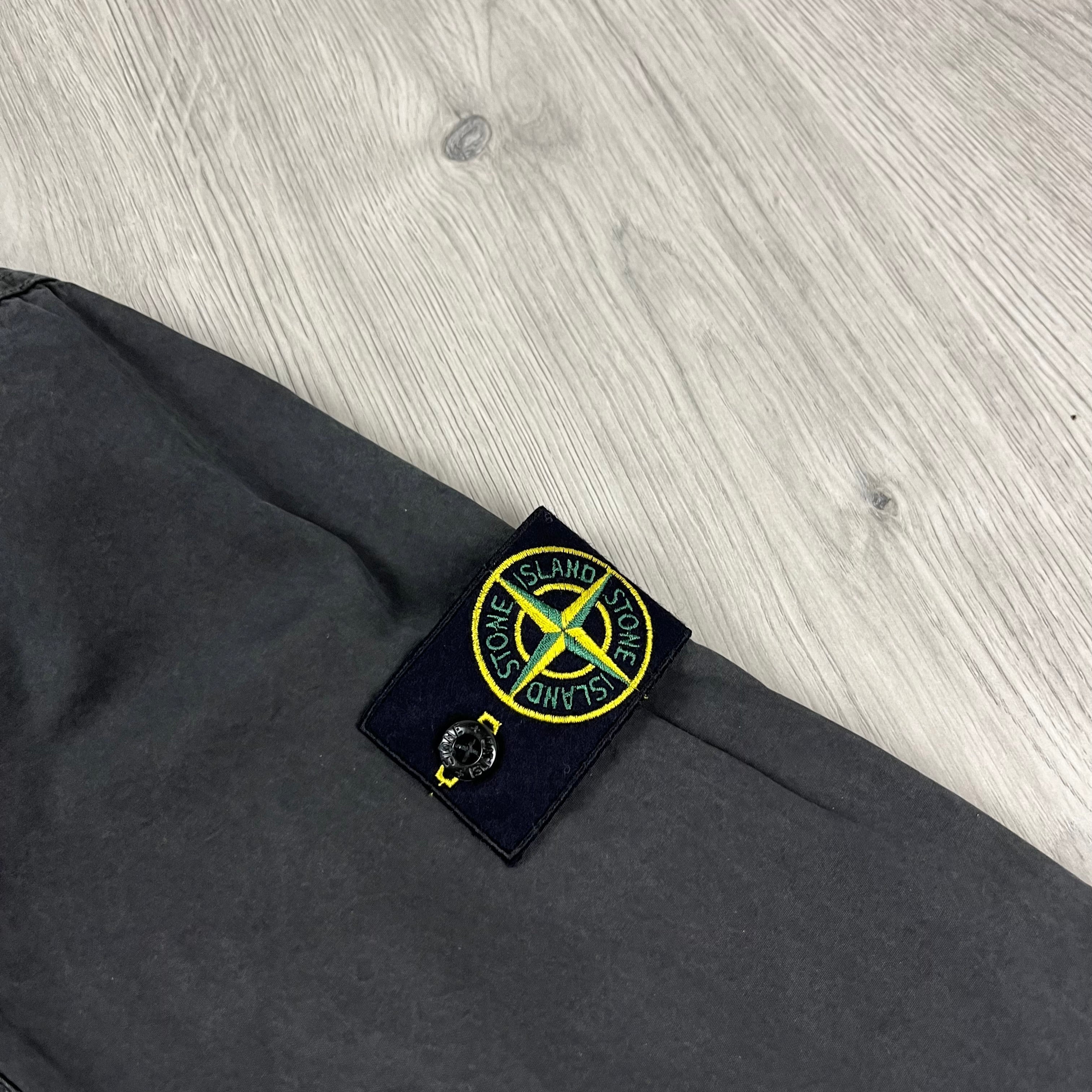 Stone Island Zip Overshirt - Charcoal Ironleague