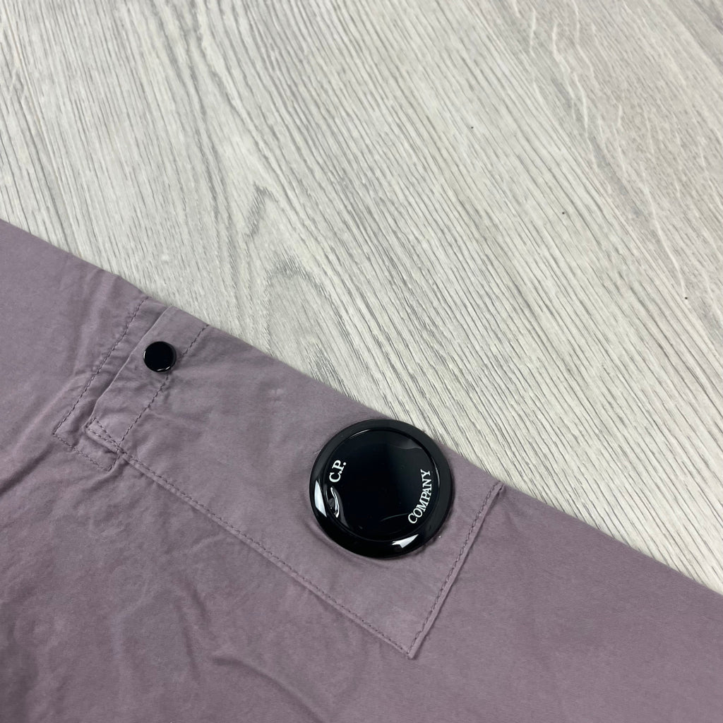 CP Company Zip Overshirt - Dove Ironleague