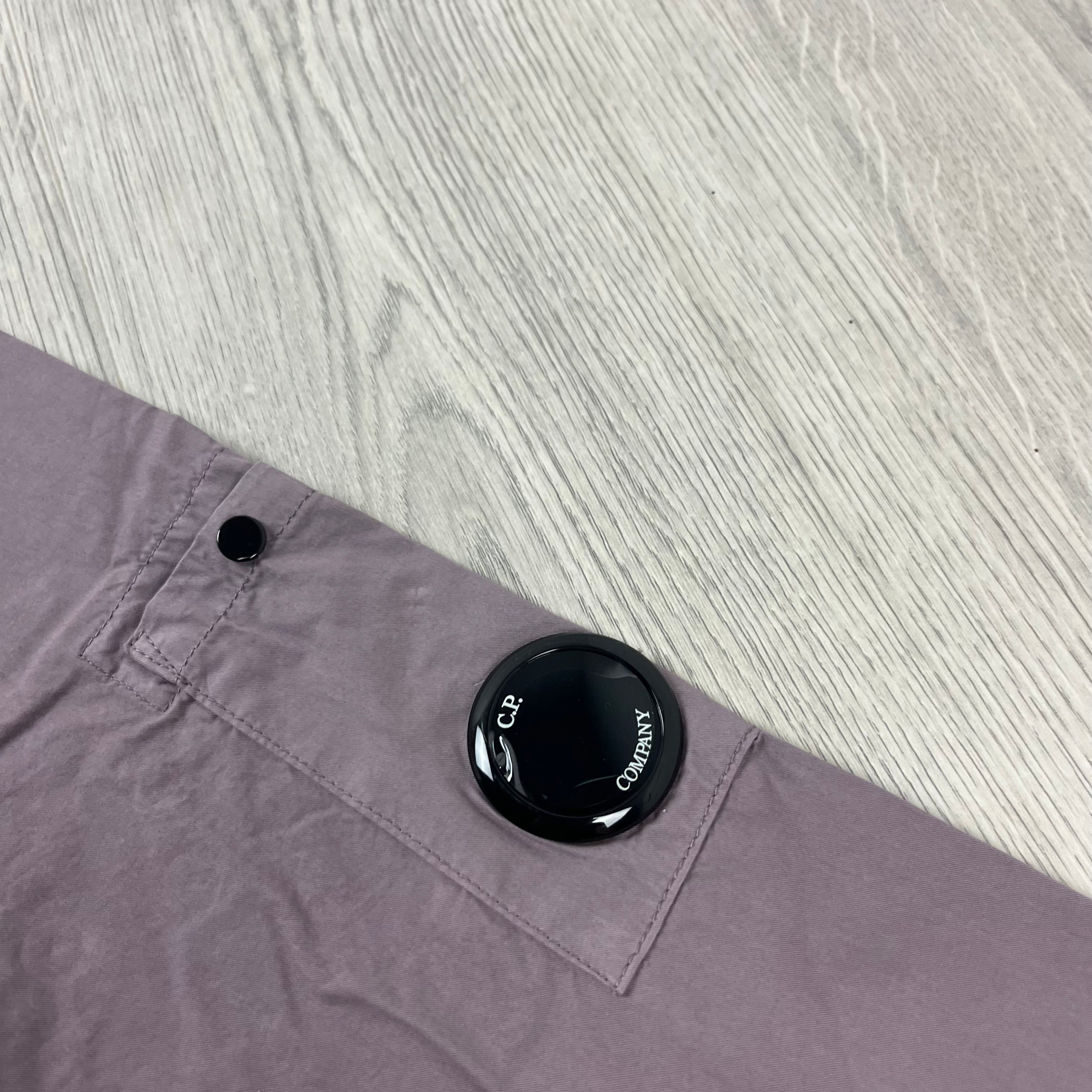 CP Company Zip Overshirt - Dove Ironleague