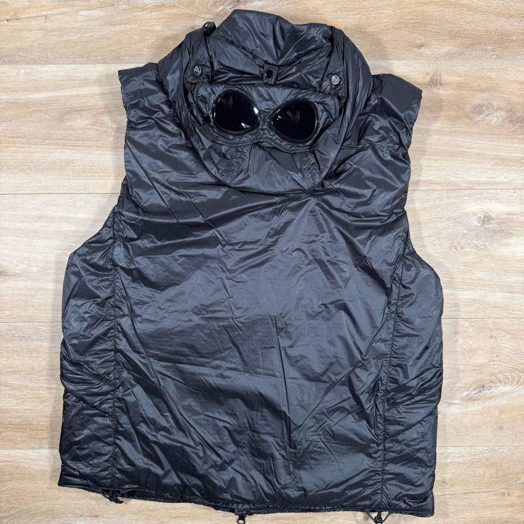 CP Company Nada Shell Goggle Vest in Black Ironleague