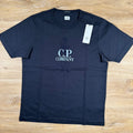 CP Company 30/2 Mercerized Jersey Twisted British Sailor T-Shirt in Navy Ironleague
