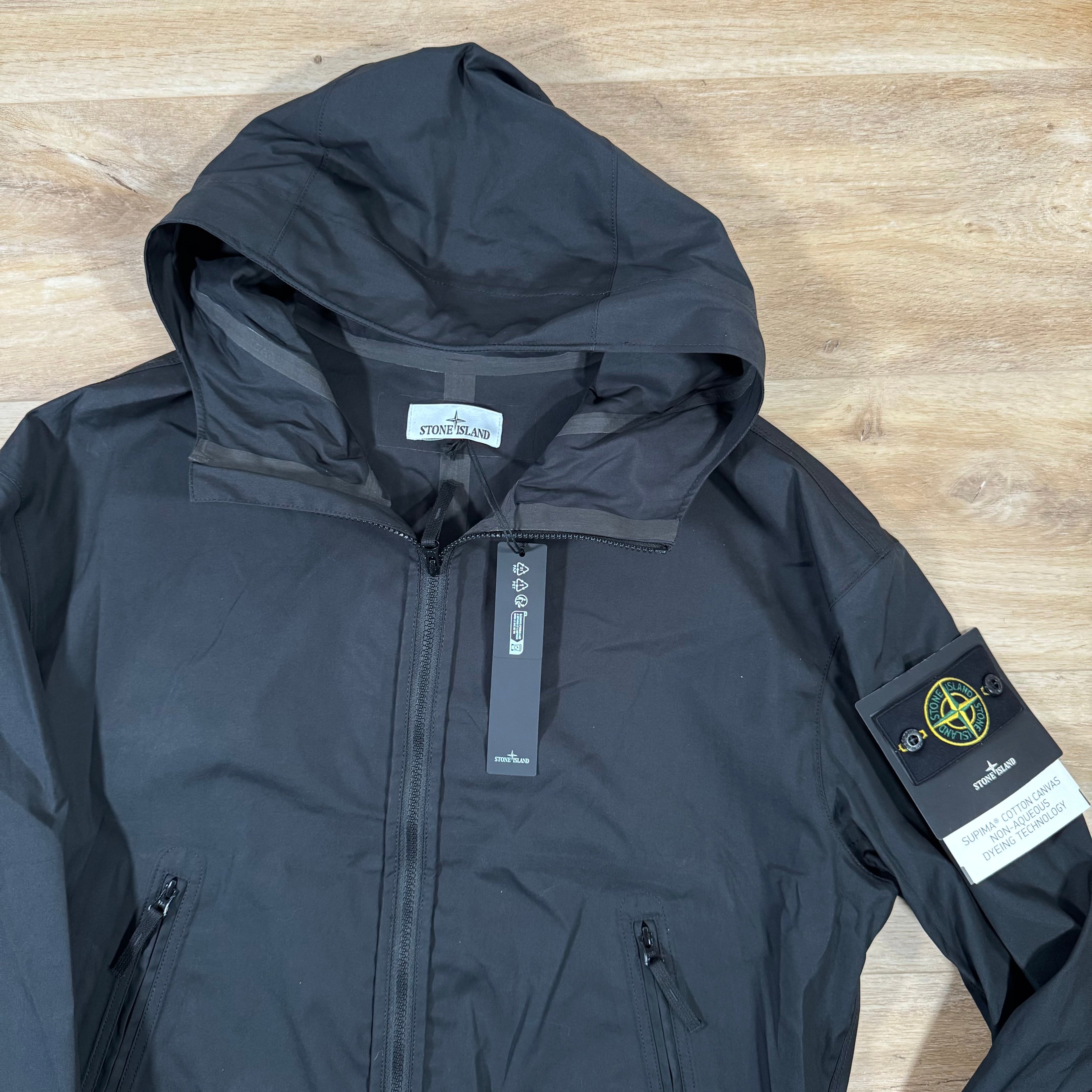 Stone Island Supima Canvas Jacket in Black Ironleague