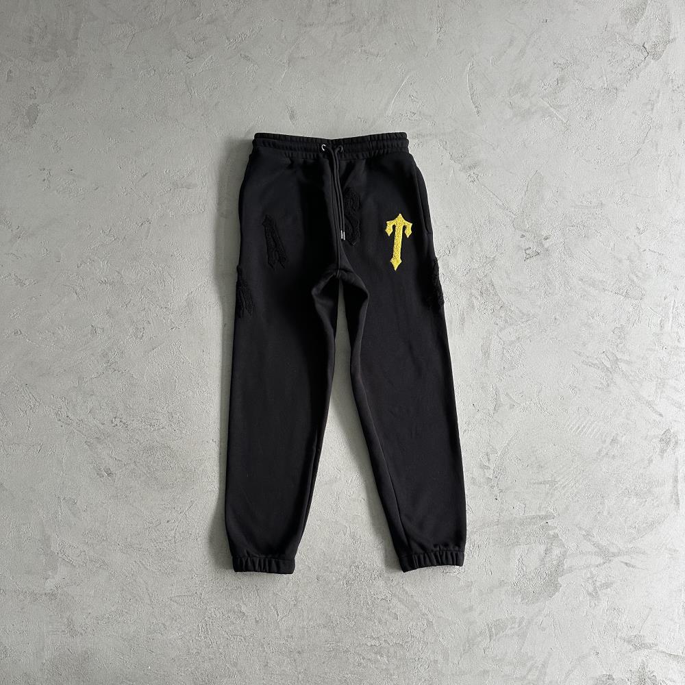 Trapstar Irongate Arch Chenille Set - Black/Yellow Ironleague