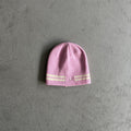 Corteiz Knit Stripe Beanie - Pink Ironleague