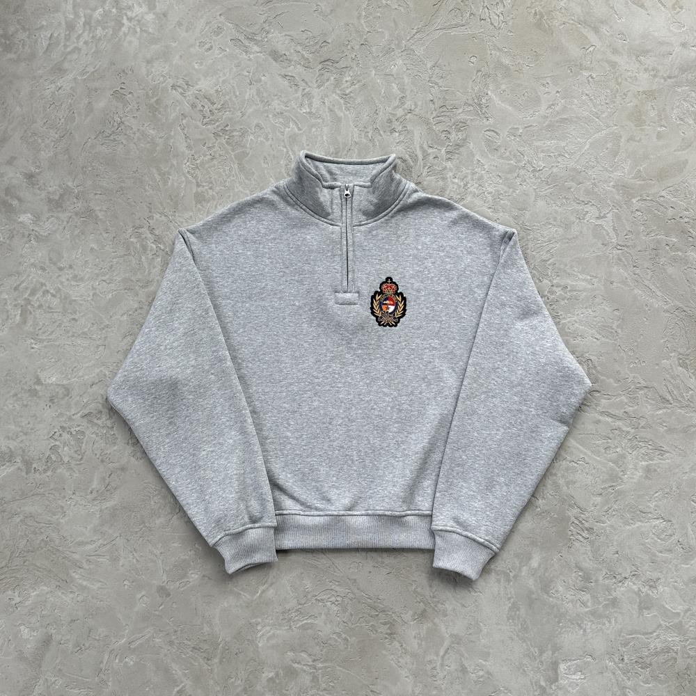 Corteiz Royale Crest Quarter Set - Heather Grey Ironleague