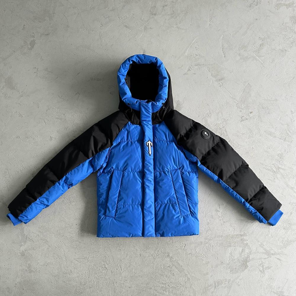 Trapstar Decoded Arch Puffer - Black/Blue Ironleague