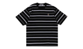 BAPE One Point Stripe Tee Black 001CSK801005M BLK