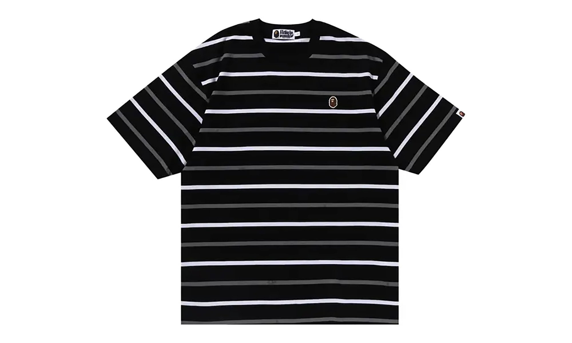 BAPE One Point Stripe Tee Black 001CSK801005M BLK