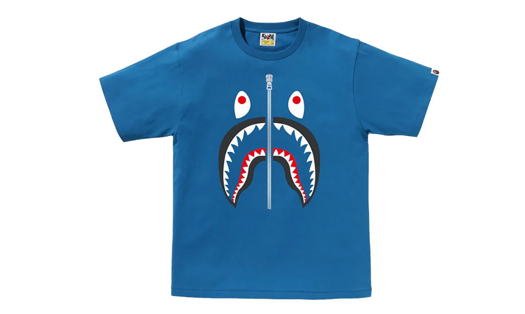 BAPE Shark Tee Blue 0ZXTEM110003N BLUE