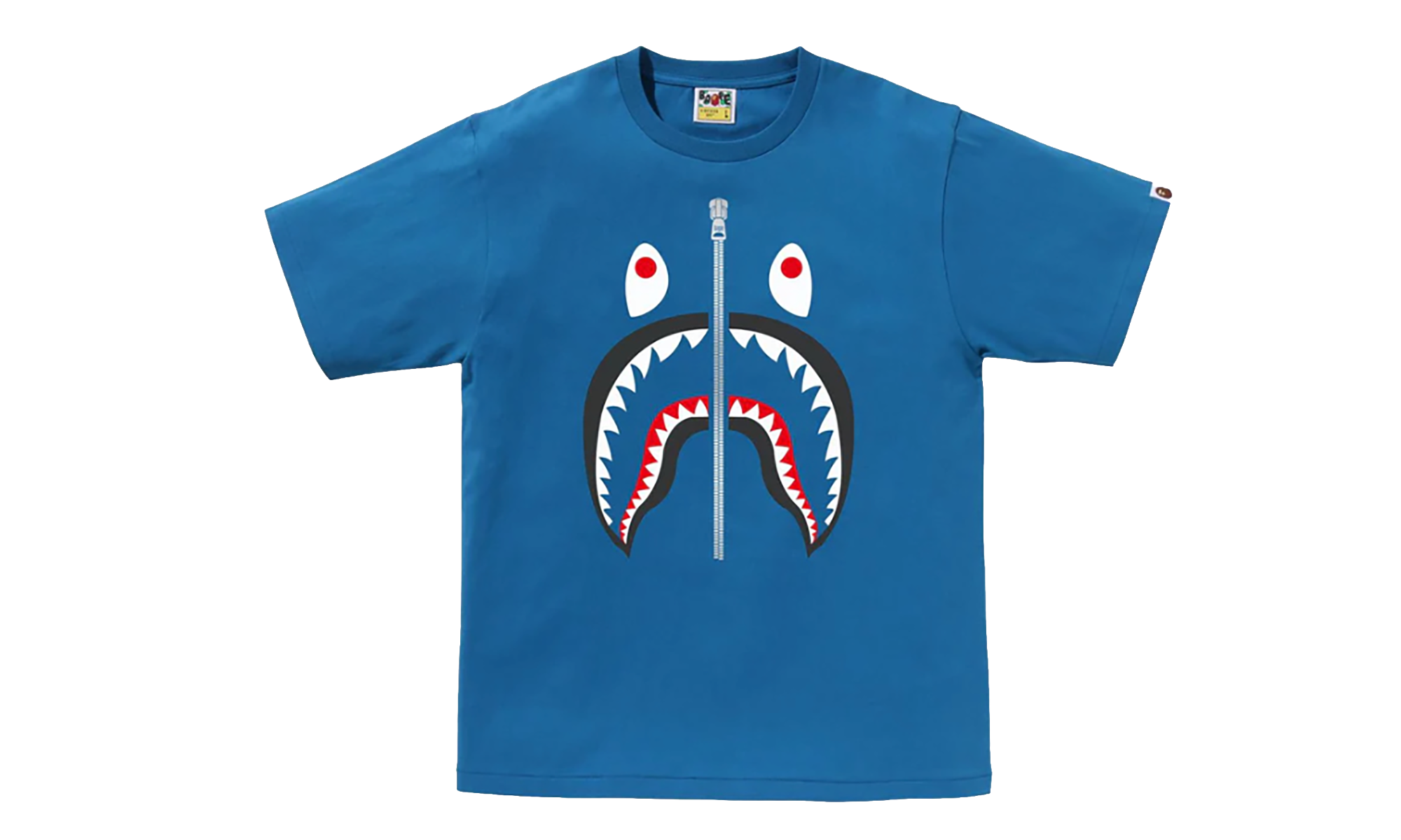 BAPE Shark Tee Blue 0ZXTEM110003N BLUE