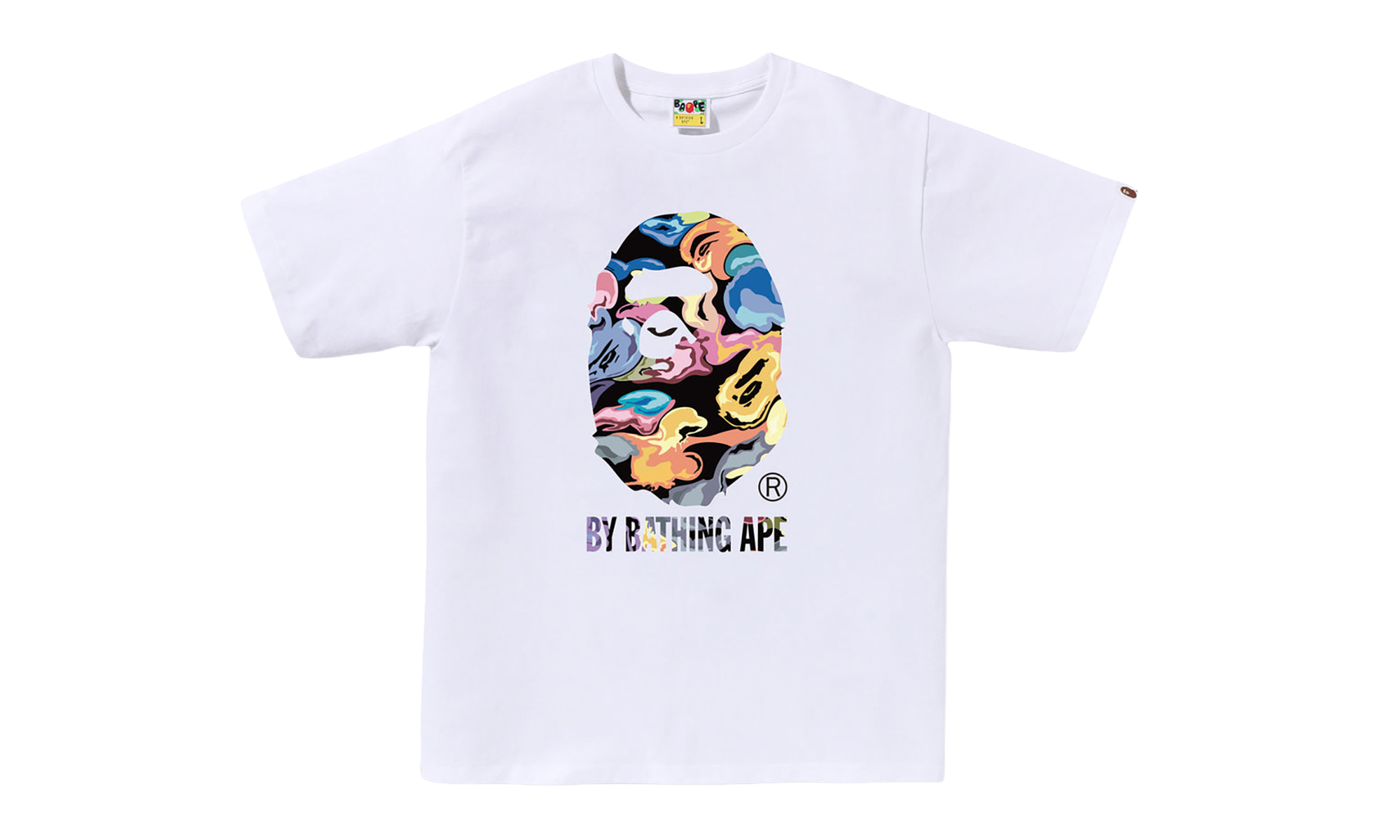 BAPE Art Camo By Bathing Ape Tee White 1L80 110 036 WHT