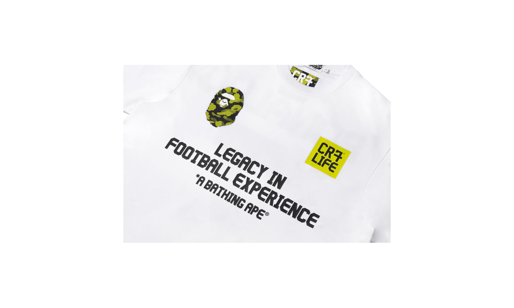 BAPE CR7Life Ronaldo 7 T-shirt White 1L73109972