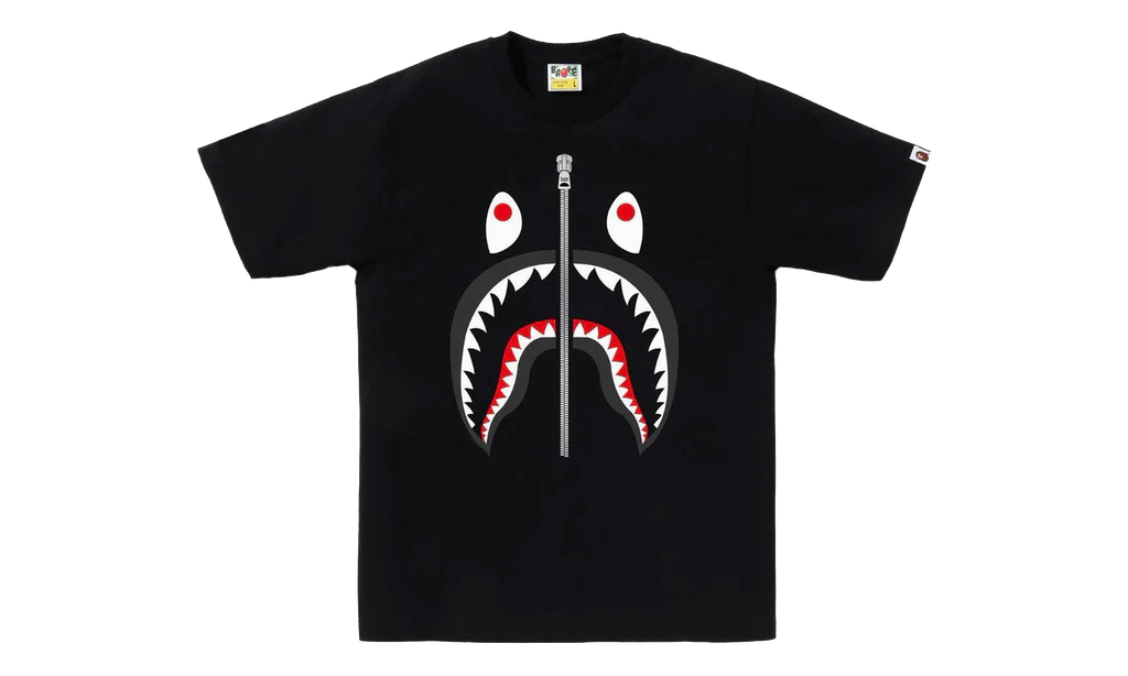 BAPE Shark Tee Black 1G80 110 001 BLACK