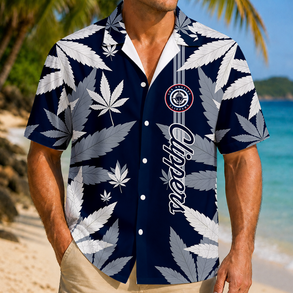 FINAL SALE - NEW CUSTOMIZED NBA10 LCL LOS ANGELES CLIPPERS UNISEX HAWAIIAN SHIRT