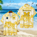 LIMITED EDITION - NEW CUSTOMIZED CFH10 MIW MICHIGAN WOLVERINES UNISEX HAWAIIAN SHIRT