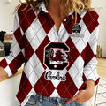 LIMITED DROP NCAA CWS10 SCG SC GAMECOCKS WOMEN CASUAL SHIRT FOR FAN