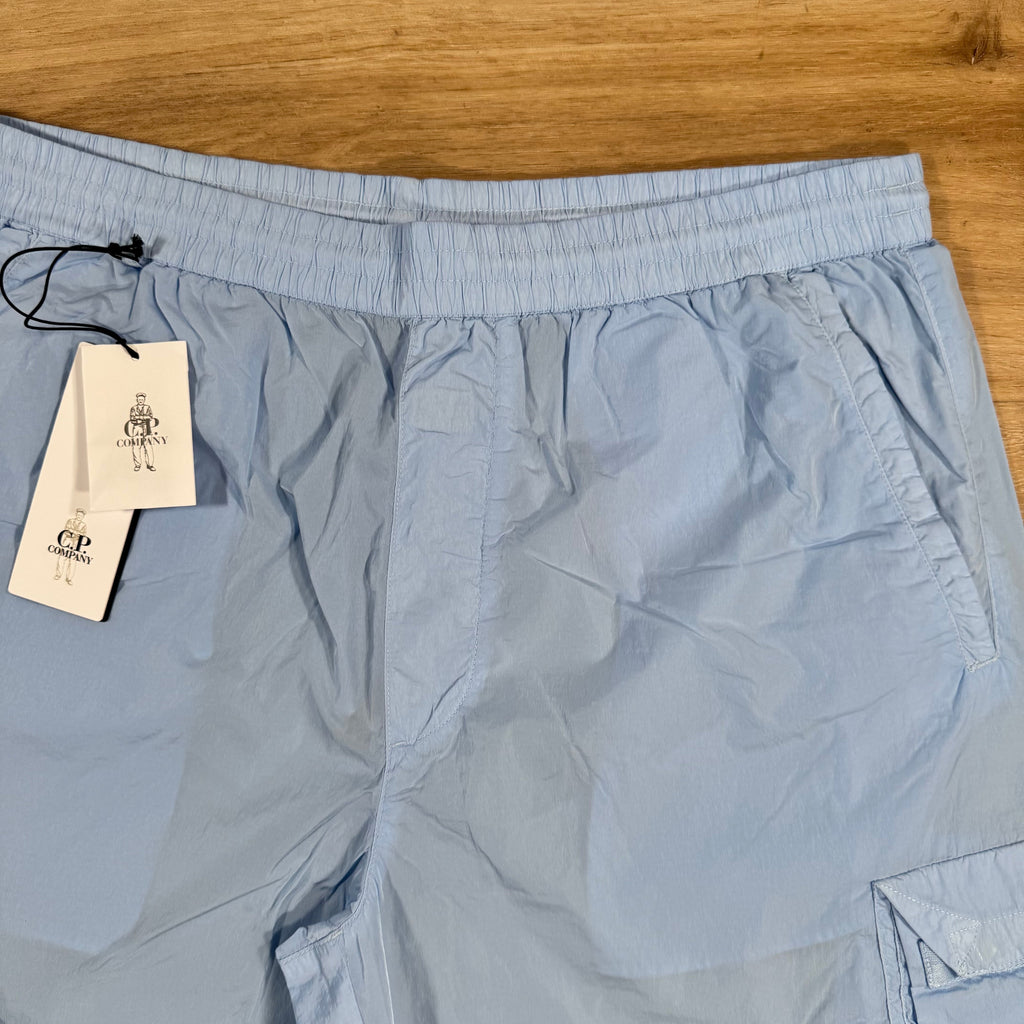CP Company Chrome-R Cargo Shorts in Cerulean - Light Blue Ironleague