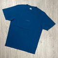 CP Company Printed T-Shirt  - Ink Blue Ironleague
