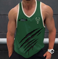 FINAL SALE - NEW CUSTOMIZED NBA11 MBU MILWAUKEE BUCKS UNISEX TANK TOP