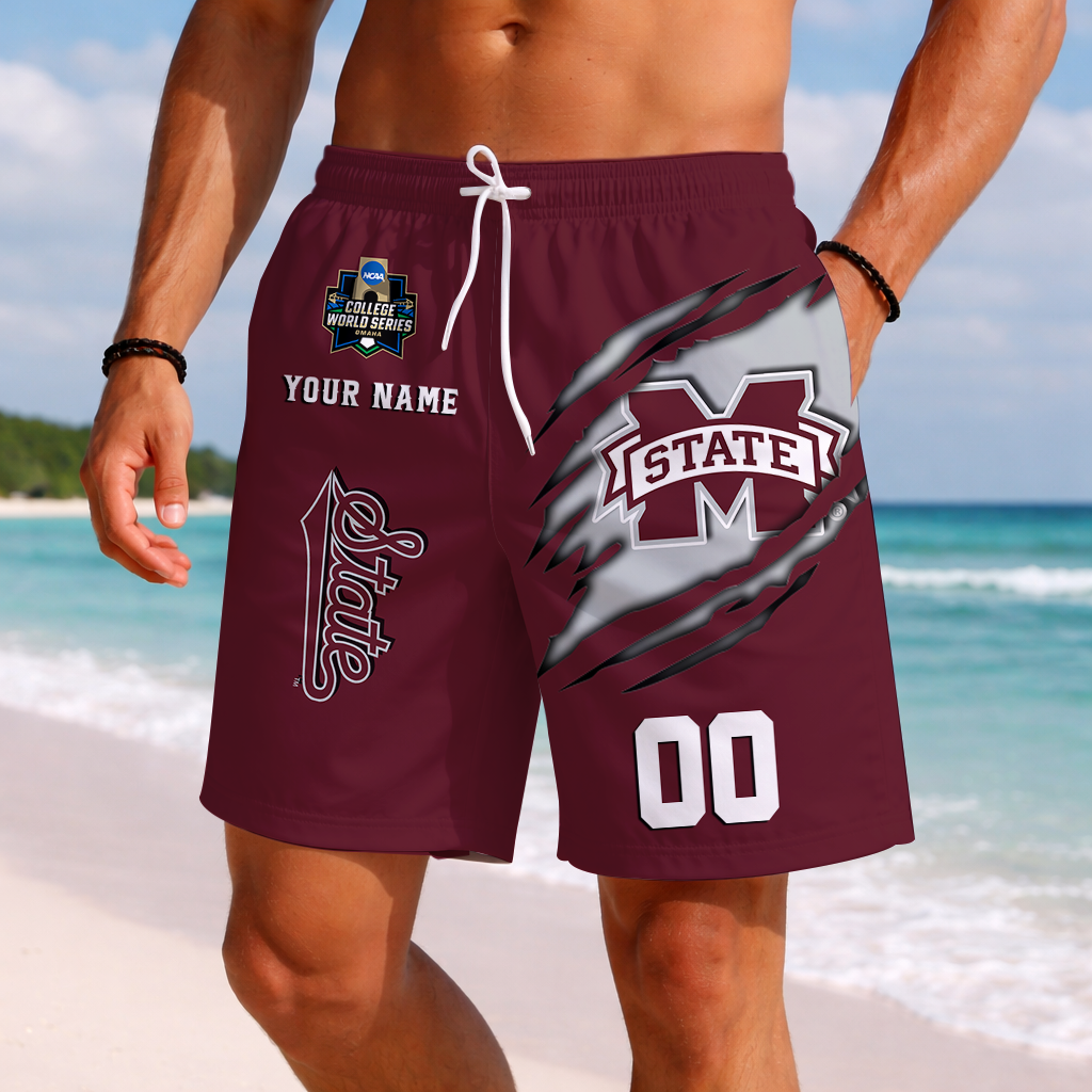 LIMITED DROP NCAA CWS11 MSB MI STATE BULLDOGS SHORT PANTS
