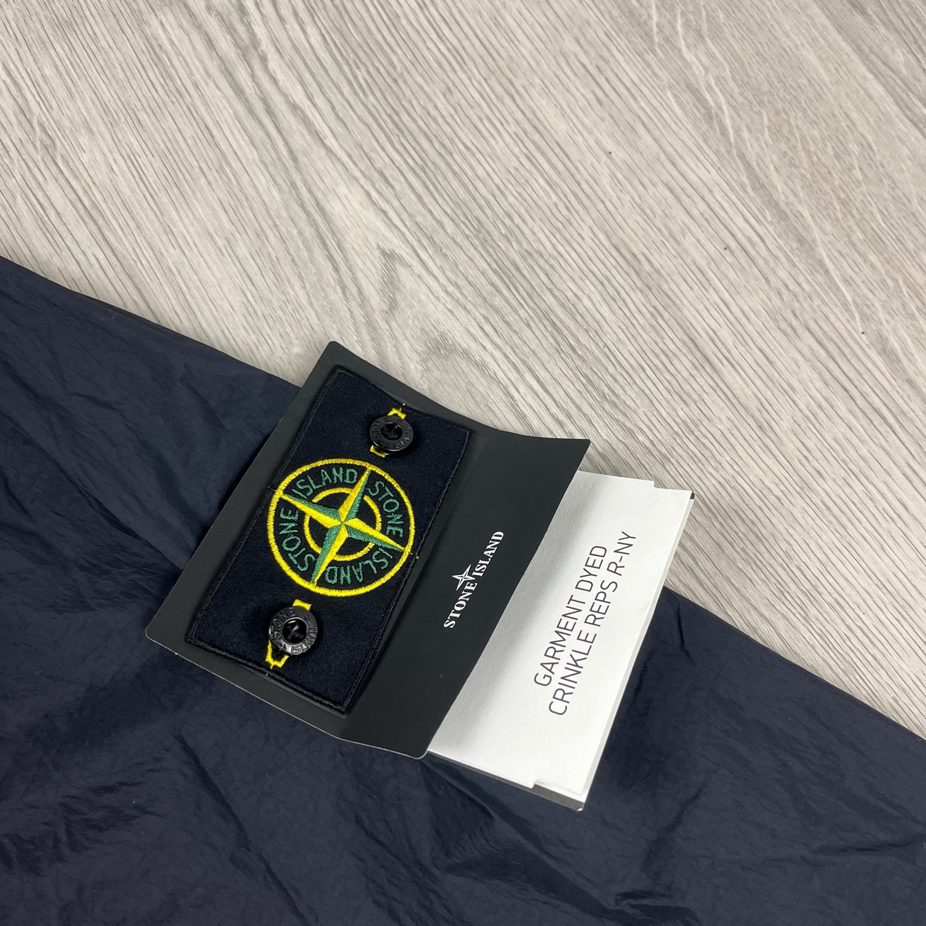Stone Island Crinkle Reps R-NY Jacket - Navy Ironleague