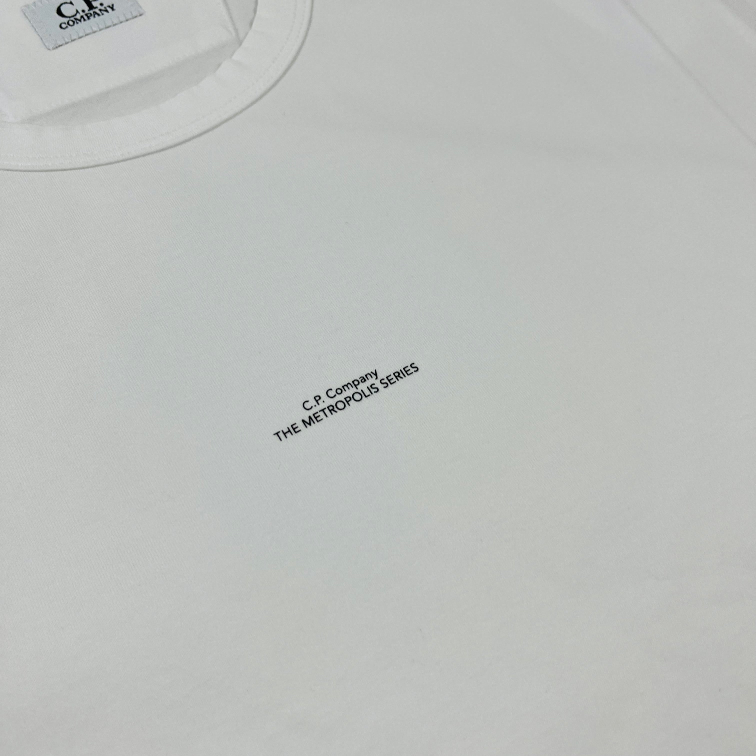 CP Company Metropolis T-Shirt - White Ironleague