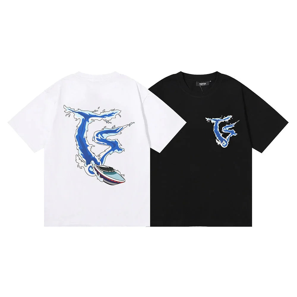 Trapstar Speedboat T-Shirt - Black/White Ironleague