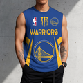 FINAL SALE - NEW CUSTOMIZED NBA12 GSW GOLDEN STATE WARRIORS MEN'S GYM SHIRT