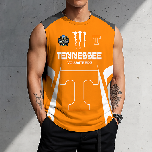 3D PRINT TEE NCAA CWS12 TNV TN VOLUNTEERS MEN'S GYM SHIRT