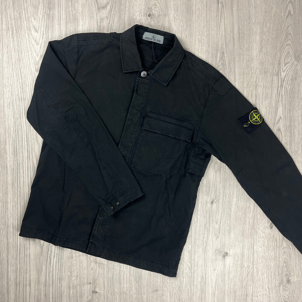 Stone Island Overshirt - Black Ironleague