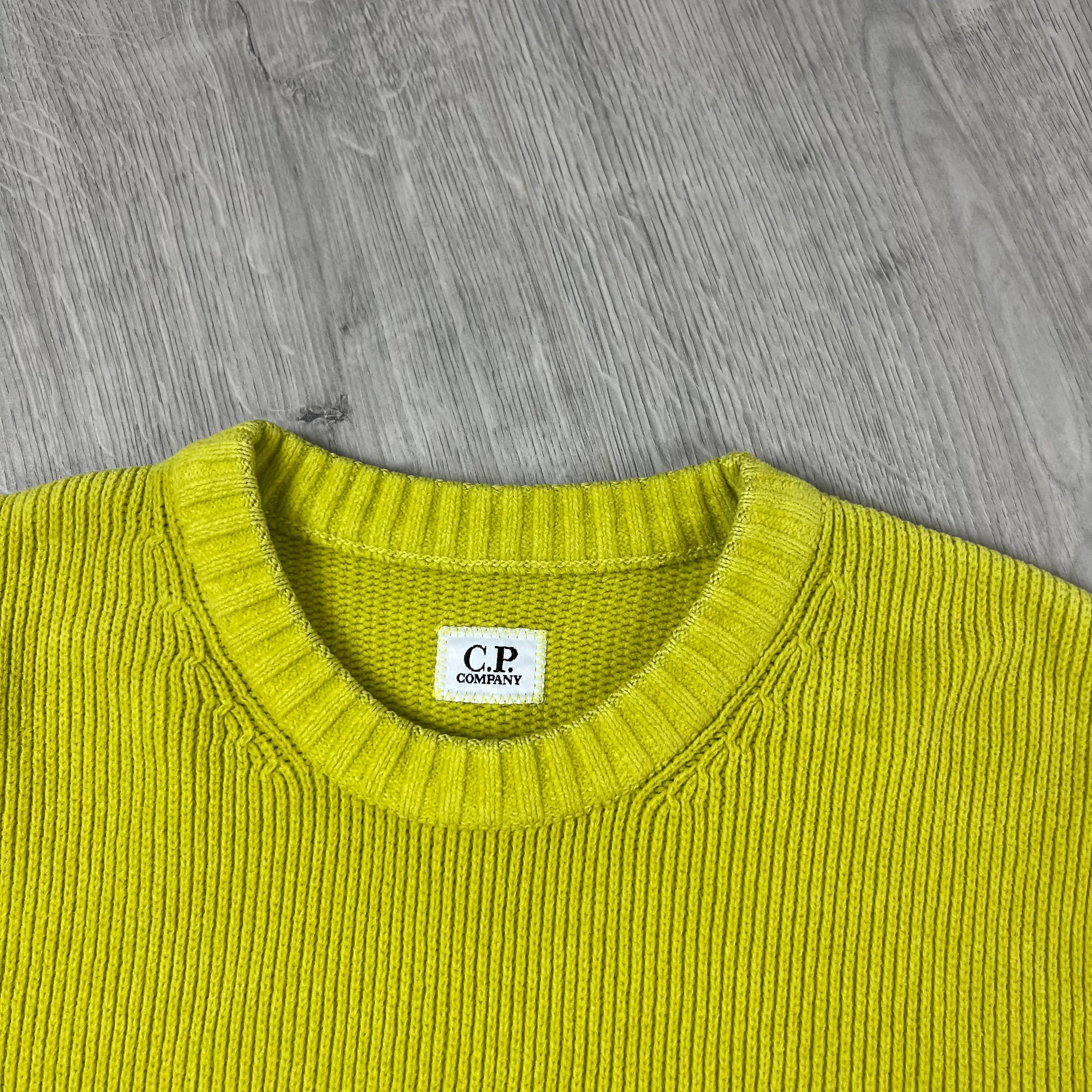 CP Company Chenille Sweatshirt - Green Sheen Ironleague