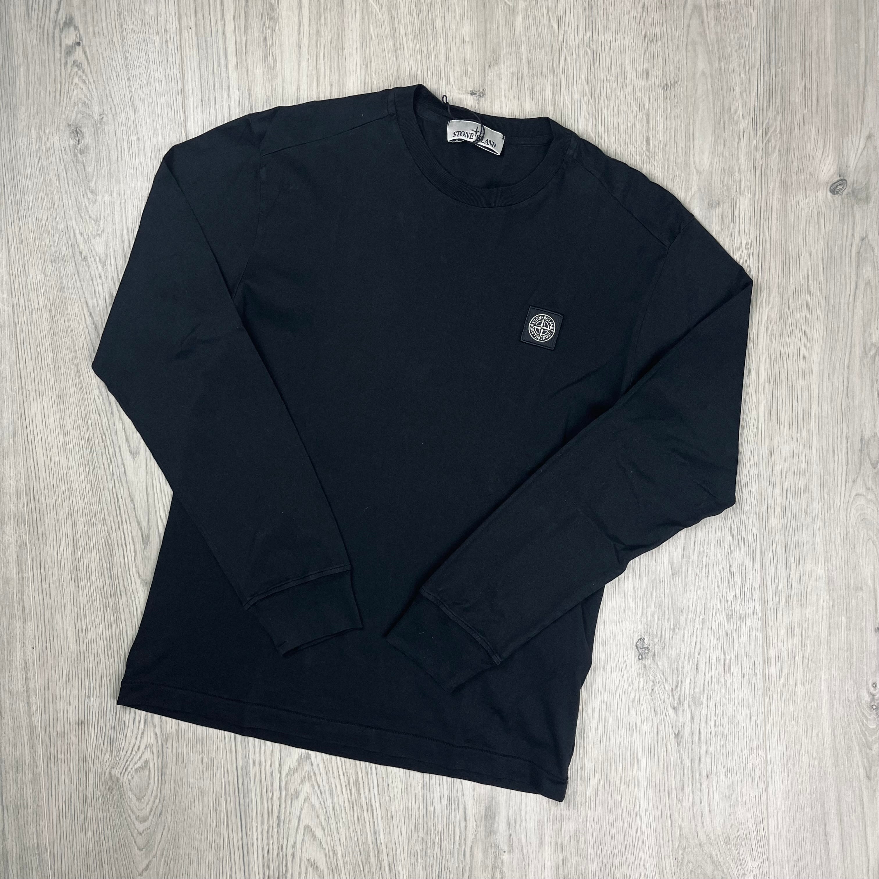Stone Island Long Sleeve T-Shirt - Black Ironleague