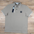 Stone Island Organic Cotton Pique Polo Shirt in Desert Ironleague