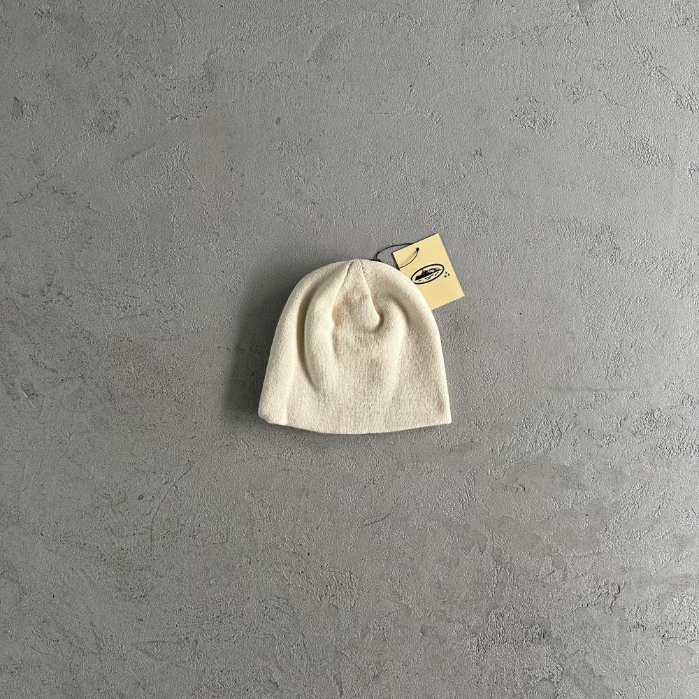 Corteiz Side Embroidered Cold Hat - Beige Ironleague