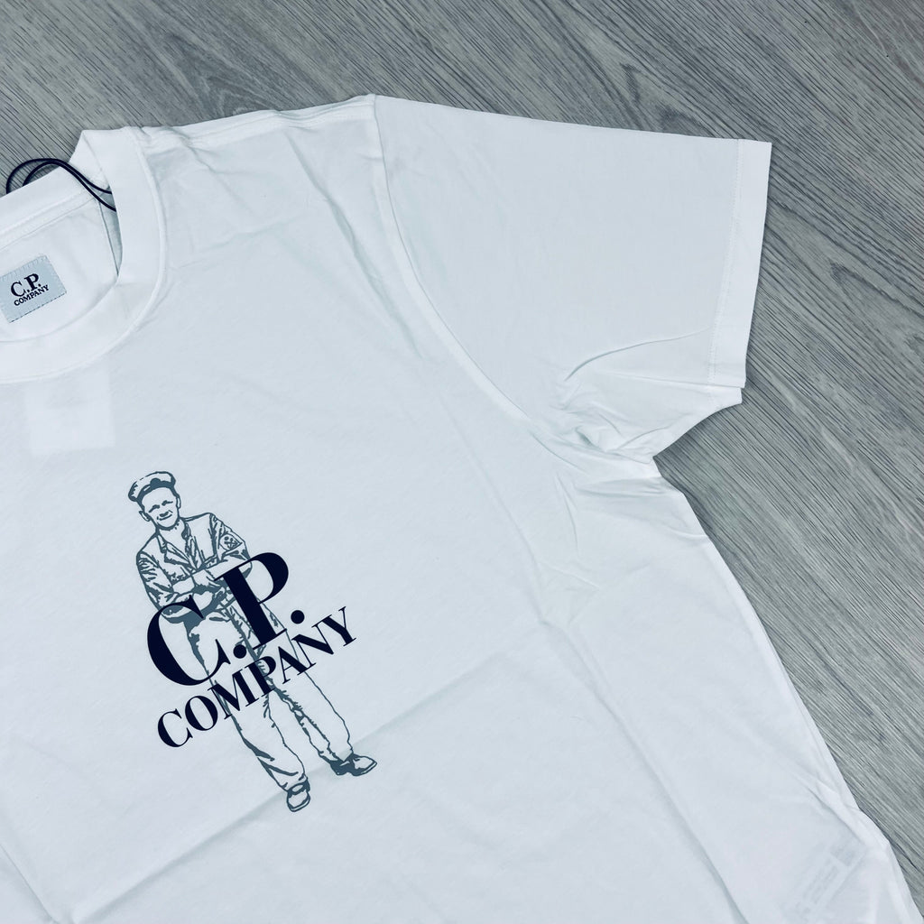 CP Company Sailor T-Shirt - White Ironleague