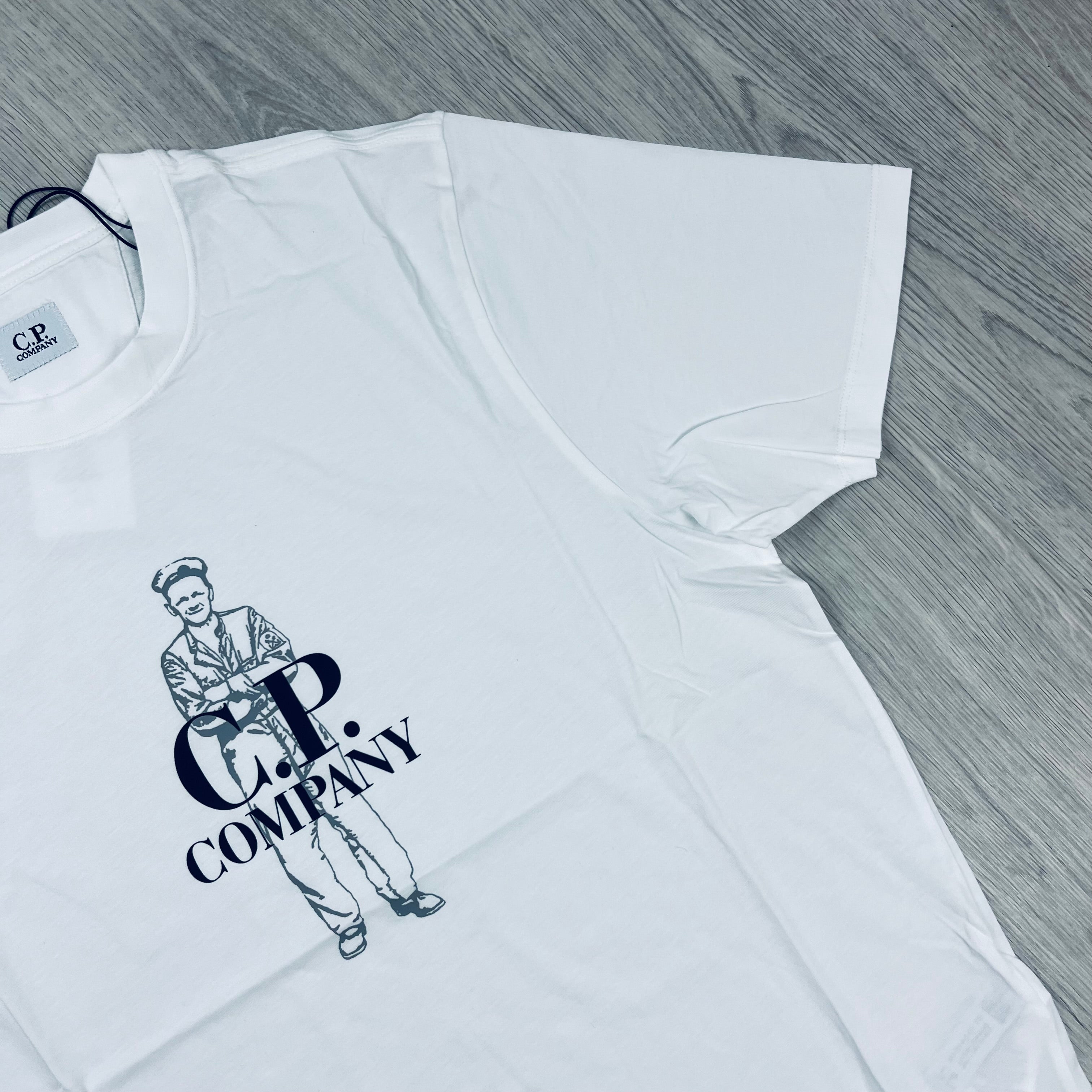 CP Company Sailor T-Shirt - White Ironleague