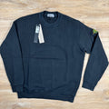Stone Island Diagonal Fleece Old Effect Sweatshirt in Black Ironleague